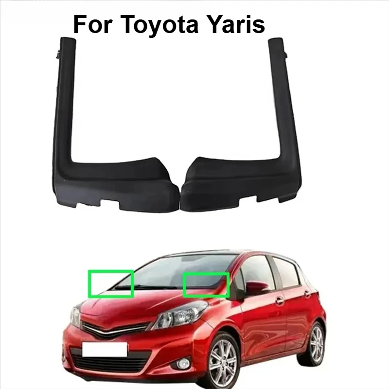 Front Windshield Water Collecting Seal Cover For Toyota Yaris Vitz NSP130 2015-2017 US 53867-52160/0D210 53866-52140