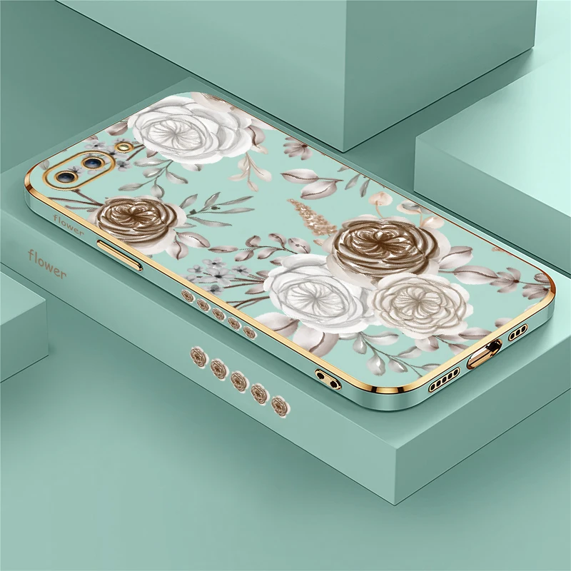 حافظة هاتف ناعمة مضادة للصدمات لهاتف انفينيكس هوت 40 برو 40i 20 20S 20i 30i 30 4G 5G غطاء سيليكون مطلي بالزهور #1