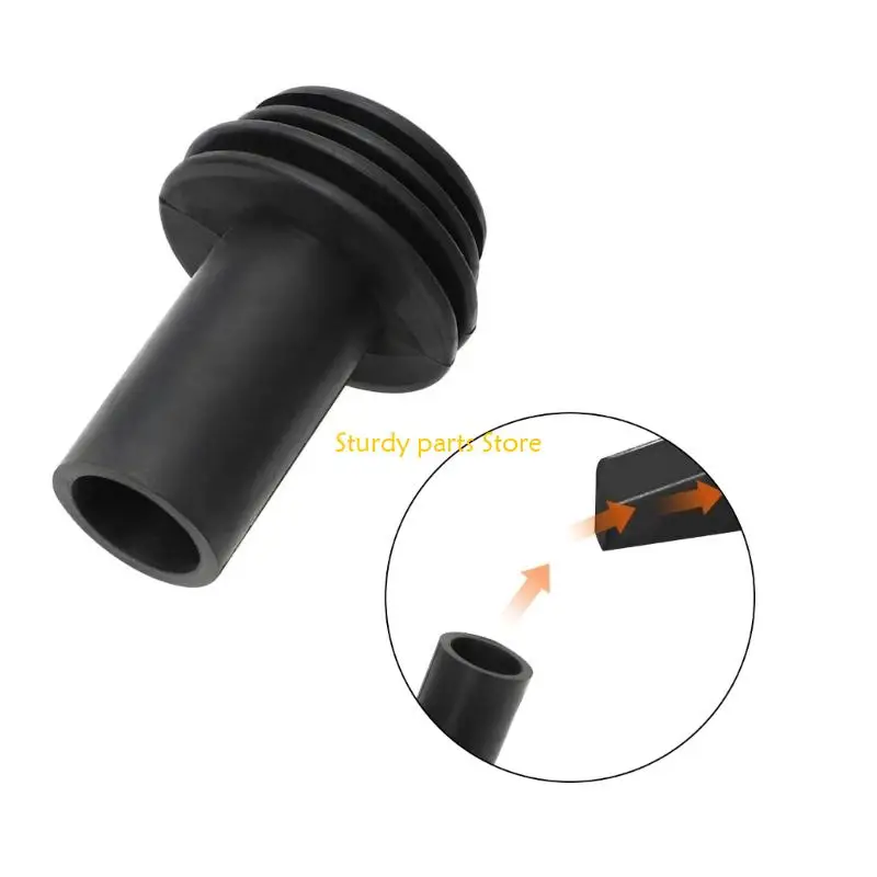 97QC Paquete 4 cubiertas extensión canalones canalones resistentes para drenaje eficiente agua lluvia y uso