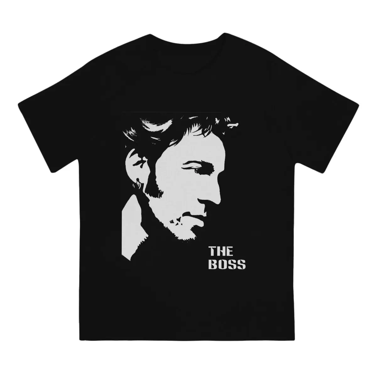 Herren Kern T-Shirt Bruce the E Street Band Springsteen reine Baumwolle Tops lustige Kurzarm Rundhals-T-Shirt Sommer T-Shirt