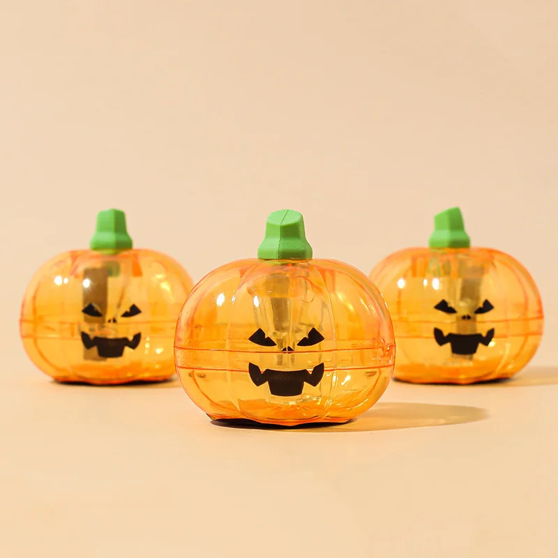 24 pcs/lot Kawaii Christmas Pumpkin Pencil Sharpener Cute Hand Mechanical Cutter Knife Stationery Gift School Supplies