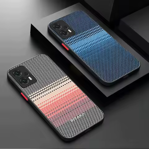 Case For Xiaomi Mi 13 12 11 Lite 5G 14 13T 12T 11T 14T Pro M5S C75 Poco X7 X6 F6 F5 X5 X3 NFC F3 M6 Pro 4G Luxury Aramid Fiber