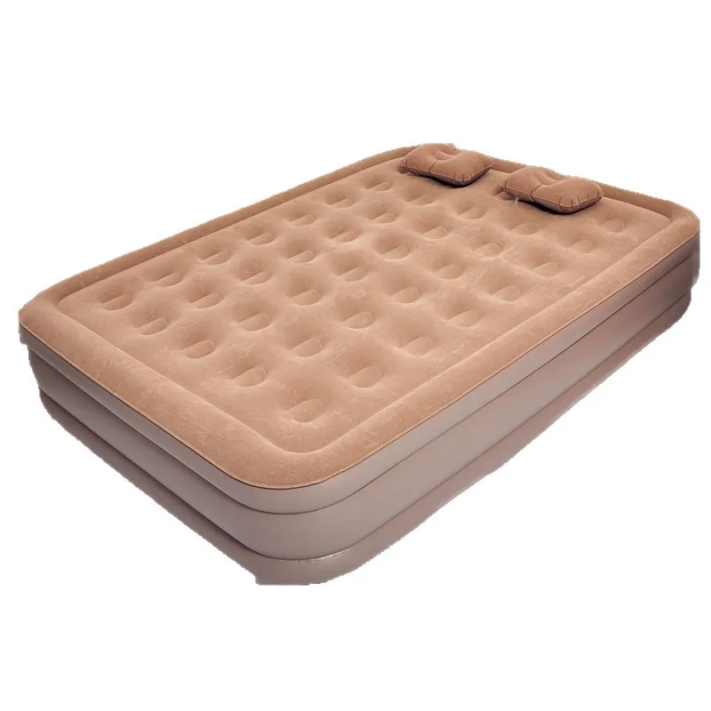 

Air Mattress Double Bed Raised Home Thickened Folding Inflatable Bed Single Camping Portable Air Bed