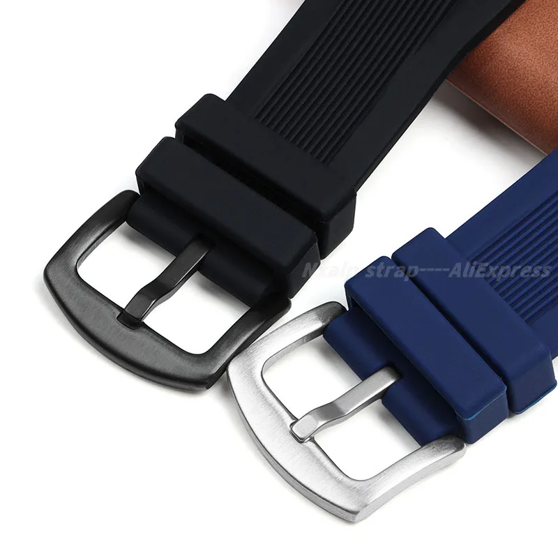 Silicone Watch Band for Michael Kors MK8184 MK8729 MK9020 MK8152 MK9026 Watchband 29mmx13mm Raised Mouth Watch Strap Accessories