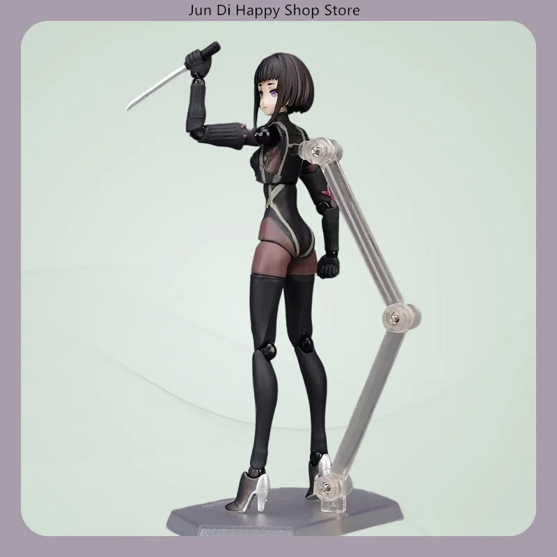 15cm Figurka Samuraja z Ruchomymi Elementami, Model Anime, Statuetka Kolekcjonerska, Dekoracja na Biurko, Ozdoba, Zabawka, Prezent dla Fanów