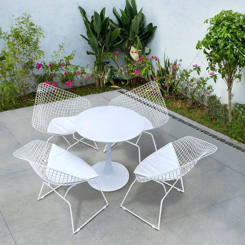 Courtyard balcony outdoor table and chair combination