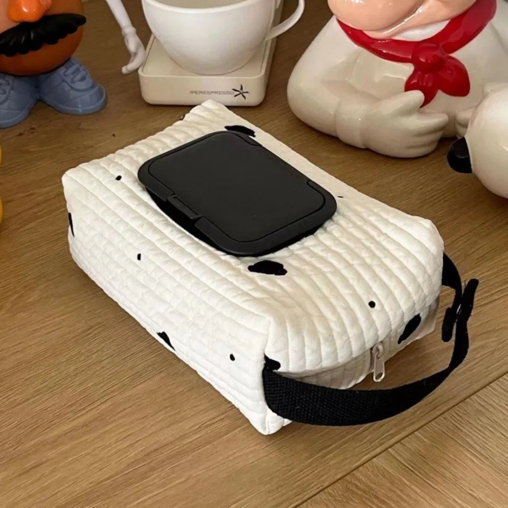 Cartoon Car Mounted Tissue Box Portable Removable Hanging Storage Box Modern Simplicity Multifunctional Removable Napkin Holder