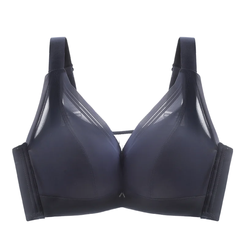 Push Up Seamless Bra for Women Large Size Wireless Brassiere Lightly Lined Full Coverage Bra 44 46 C D E Cup Soutien Gorge Femme