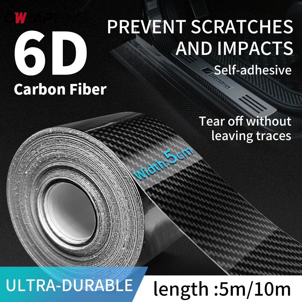 Adesivi per auto Adesivo in fibra di carbonio 6D Moto Automotive Vinyl Wrap Pellicola per auto che copre il vinile per casco adesivo per moto