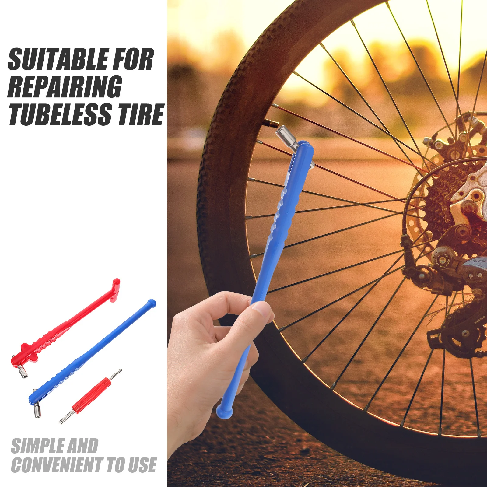 

1Set Tire Valve Core Puller Stem Removal Installer Tool Durable Fast Repair for Car Motorcycle Truck Off-Road Valve Stem Tool