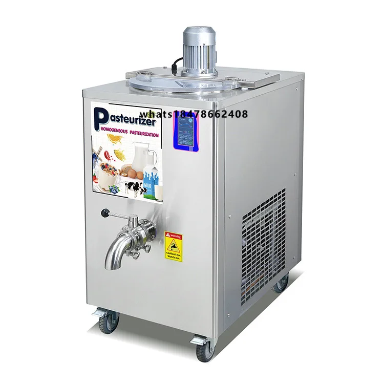 220V/380V 5kW Commercial 36L Milk Ice Cream Vertical Pasteurization Machine Automatic Milk Pasteurizer Machine