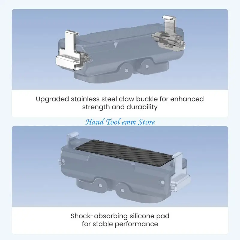 H37F Precise Engineered Camera Mount for GO Camera Holder With Push Button Lock And AntiScratch Protections