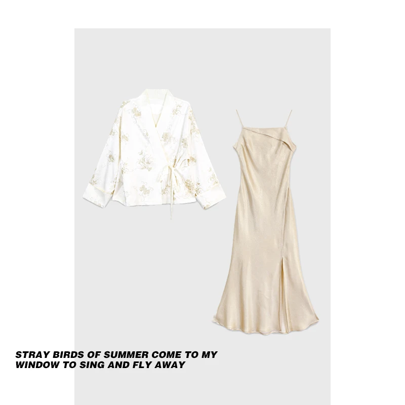 

Forever 21 Новинка: Комплект женских летних платьев в китайском стиле, модный и элегантный, для повседневной носки, с длинным рукавом, для фигуры типа «груша»