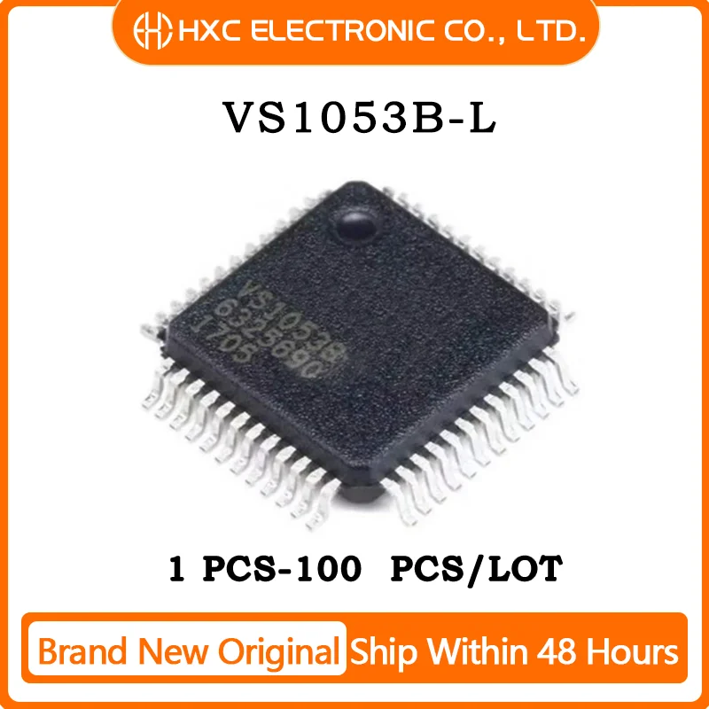 

1/5/10/50PCS 100% New VS1053B VS1053B-L QFP-48 Chip