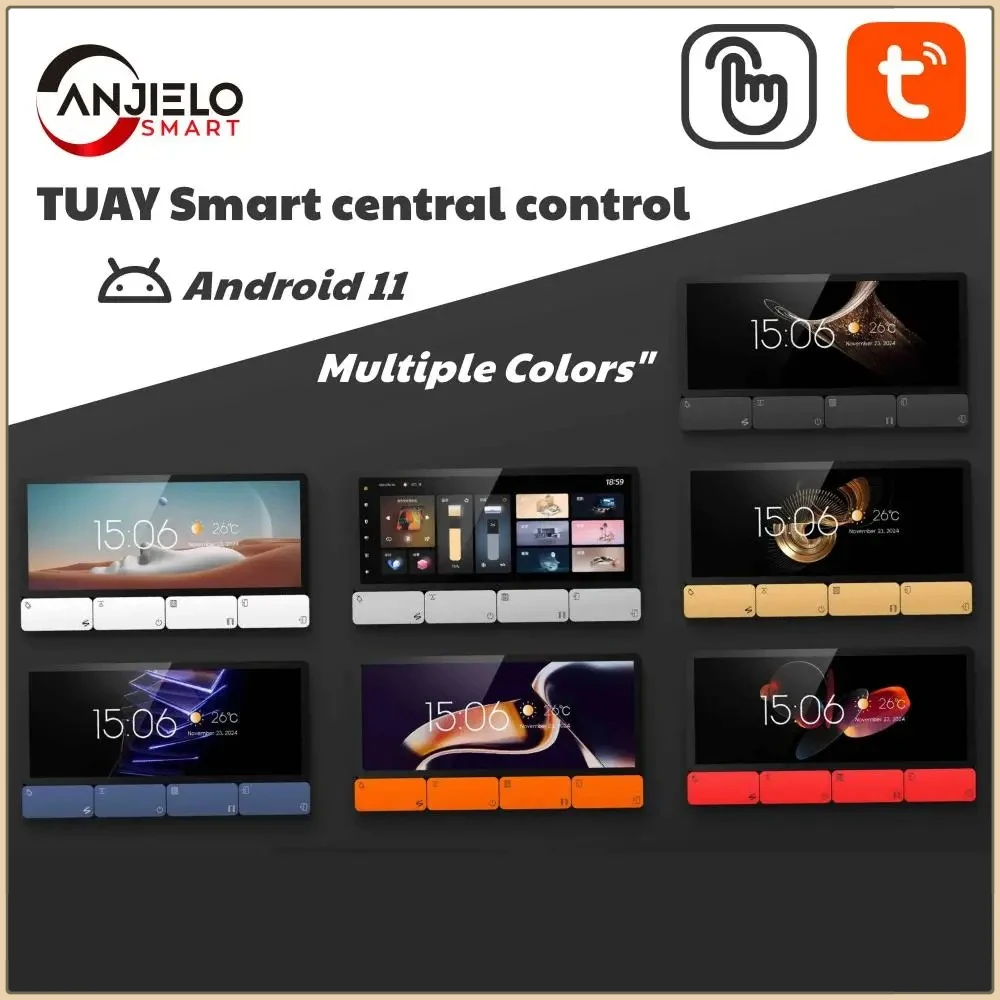 Anjielo Smart 6-Zoll-IPS-Display zentrales Bedienfeld Tuya-Gerät unterstützt Zigbee Control Scene Touchscreen