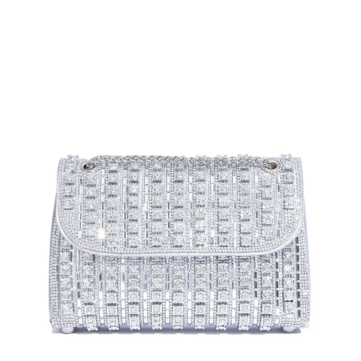 

Luxe Bacchus Diamond Clutch - Niche Celebrity Underarm Messenger Bag with Premium Crystal Encrustation Carteras De Fiesta Flores