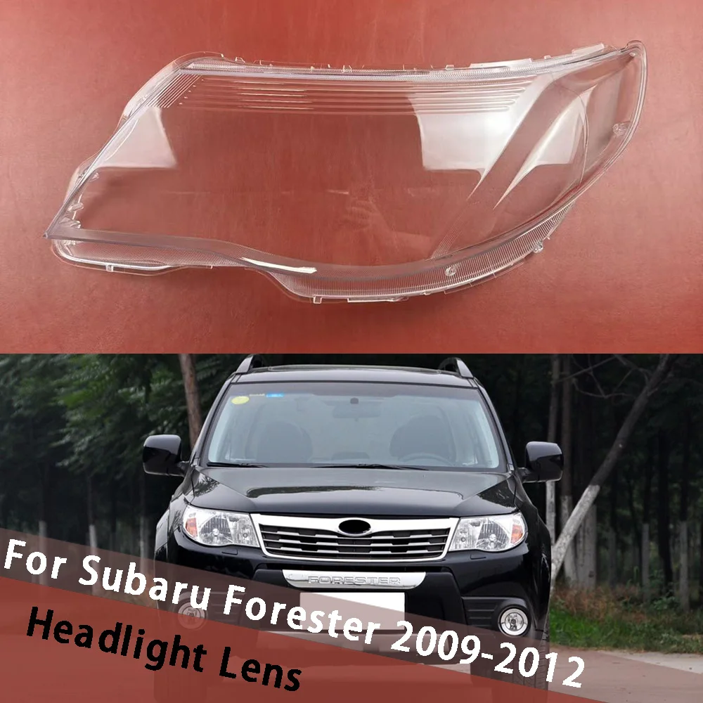 

For Subaru Forester 2009 2010 2011 2012 Headlight Cover Transparent Headlamp Shell Lens Plexiglass Replace Original Lampshade