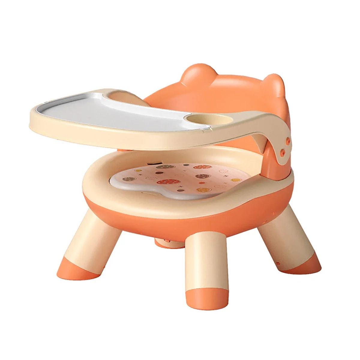 Baby dining chair Baby call chair back learn to sit small stool Low detachable table seat children