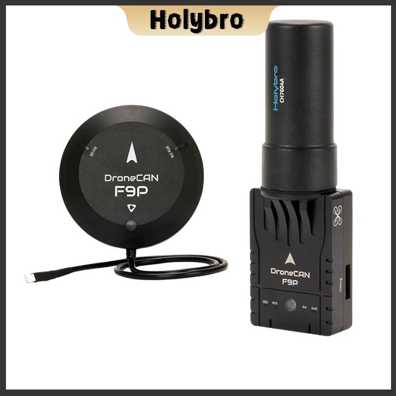 HolyBro DroneCAN H-RTK F9P Rover / Helical High-Precision GNSS Positioning System for OpenSource Pixhawk Flight Controller