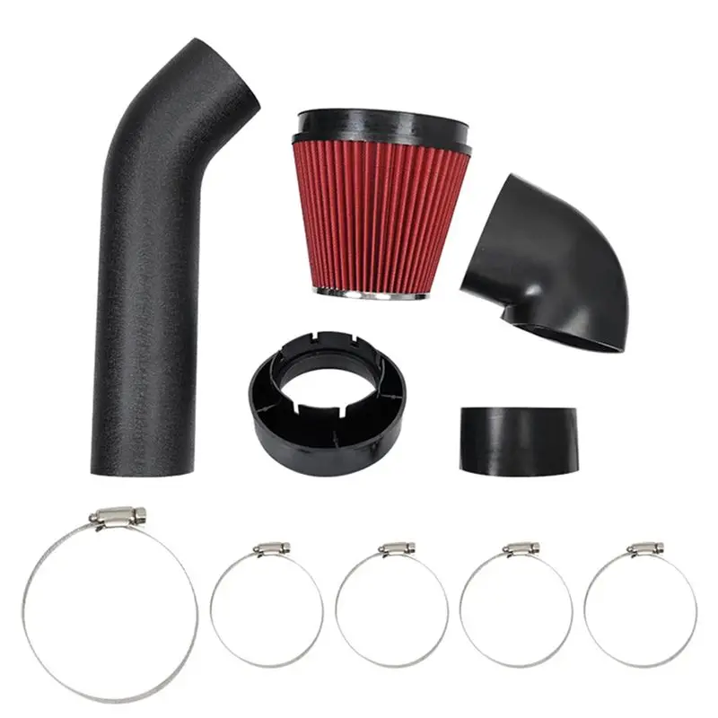 For GM LS Series V8 Engine 4.8L 5.3L 5.7L 6.0L 4-Inch Cold Intake Kit With Filter-Includes LS1 LS2 LQ4 LQ9 LSX