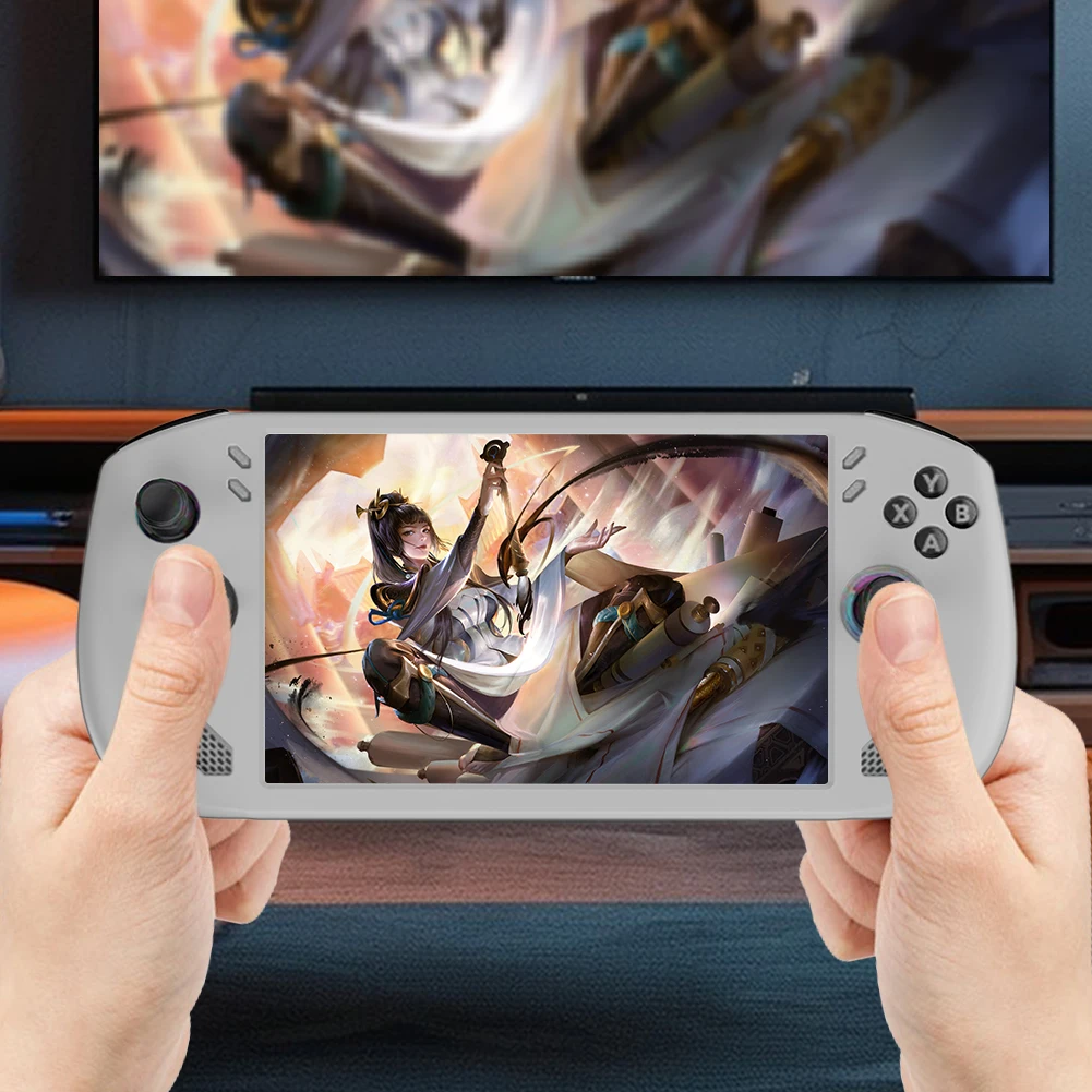 Противоударный защитный чехол, противоударный силиконовый чехол для игровой консоли, износостойкий мягкий чехол для портативной консоли для Lenovo Legion GO S