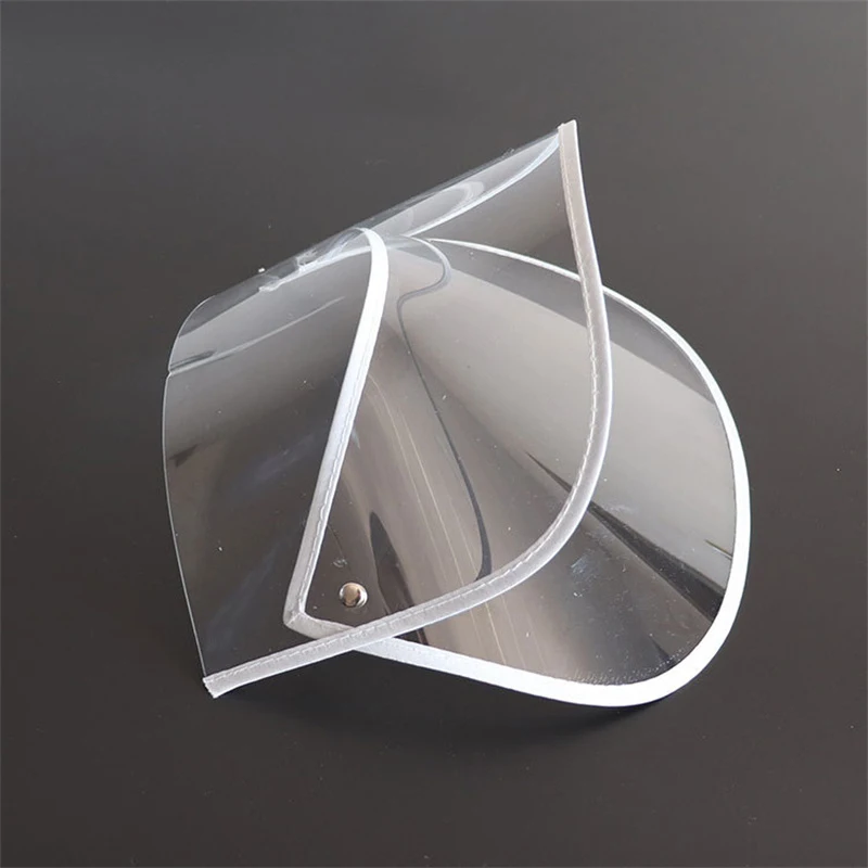 Protective Cap Replaceable Hat Brim Clear Hood Raincoat Jacket Face Protector Poncho Transparent Rainproof