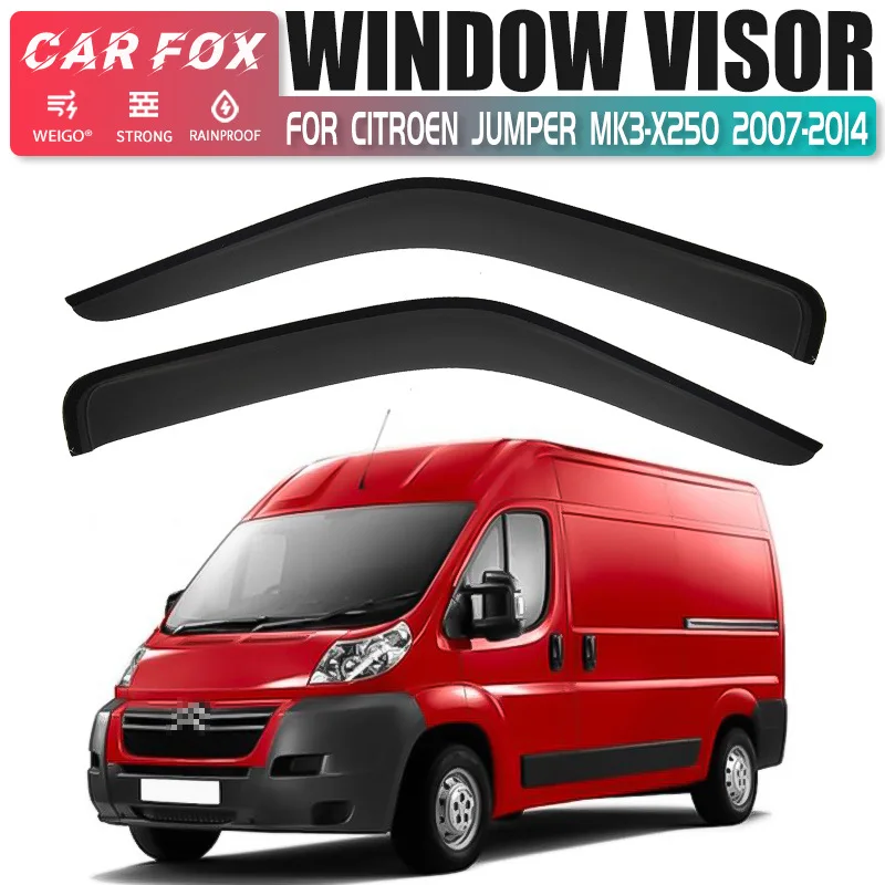 

For CITROEN Jumper 2007-2024 Car Window Visor Awning Shelters Windshield Side Window Rain Sun Shade Auto Accessories