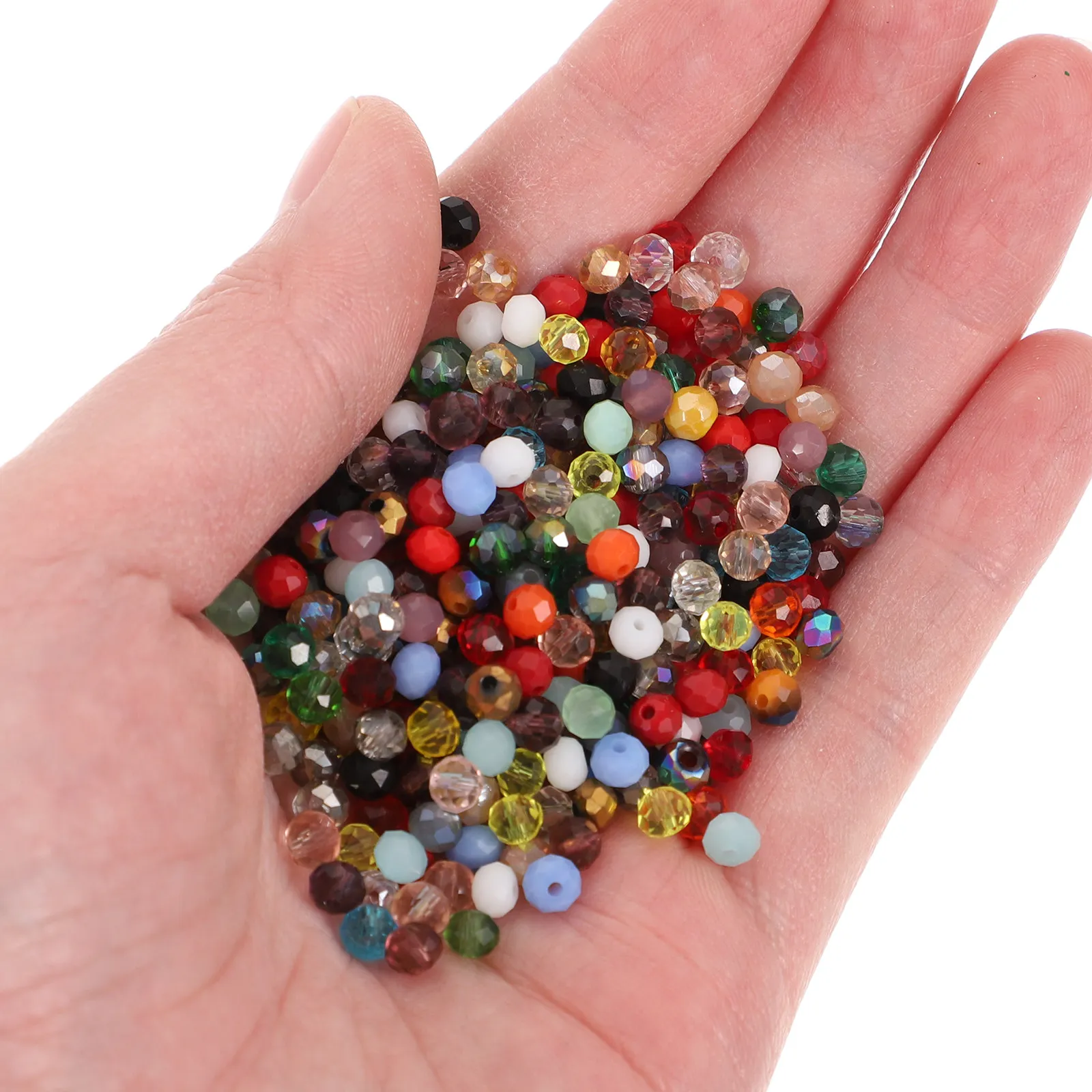 

800Pcs DIY Bracelet Making Beads Colorful Glass Tiny Beads Smooth Surface for Necklace Jewelry Craft Supplies Beading DIY
