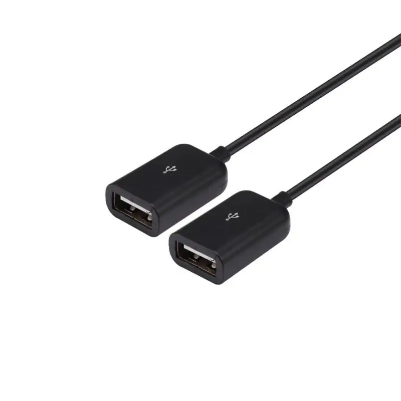 1~10PCS Type C OTG USB 3.1 Male to Dual 2.0 Female OTG Charge 2 Port HUB Cable Y Splitter