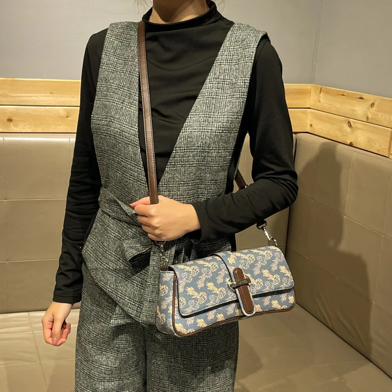 Classic Vintage Luxury Designer Diaper Bag Women Fashionable Leather Tote Large Capacity Elegant Crossbody Shoulder Bag Unique