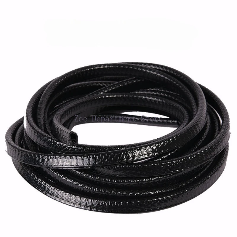 4/5/6Meter U Channel Edge Trim Rubber Guard Seal Strip Edge Protector Fit for 1-2.5mm Edge (15/64