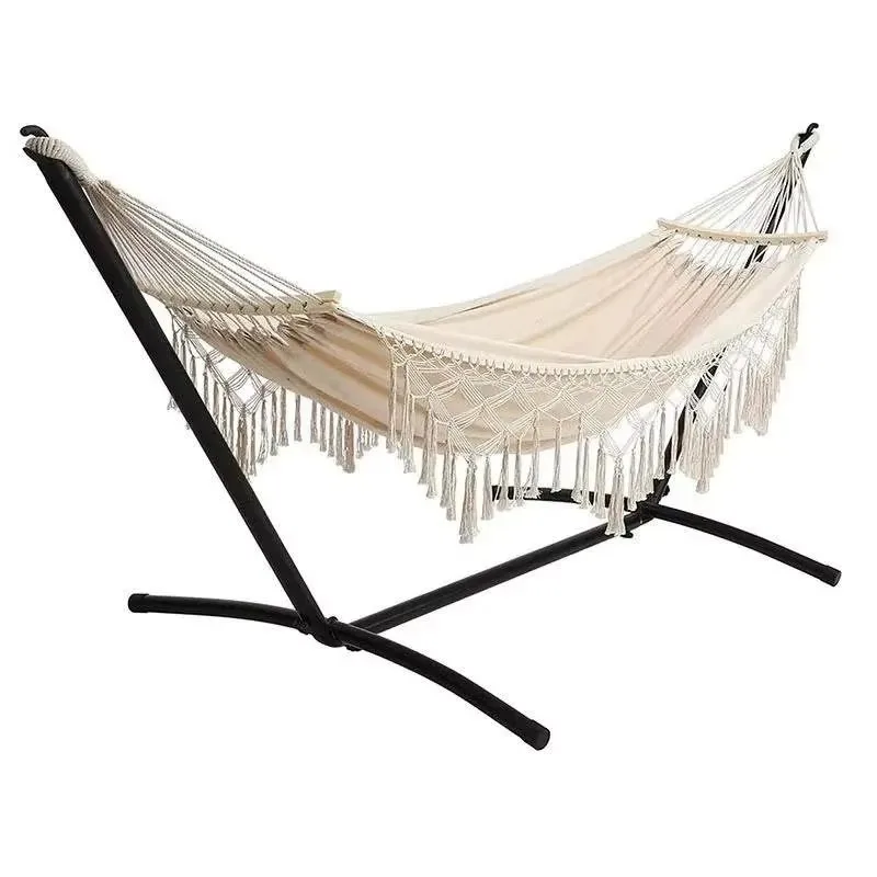 

Горячая распродажа: Портативная подставка для гамака из холщовой ткани, легко устанавливаемая, для сада и двора, для одноместных и двухместных гамаков, складное подвесное кресло-качели