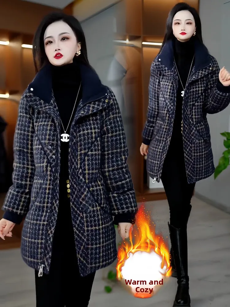 

Женская утепленная хлопковая куртка-пуховик с подкладкой, приталенная, с эффектом стройности, на молнии, из полиэфирного волокна...