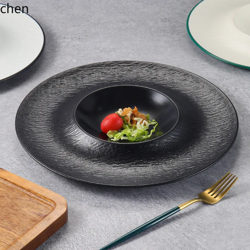 imitation porcelain hotel restaurant dinner plate - western food plate - salad plate
