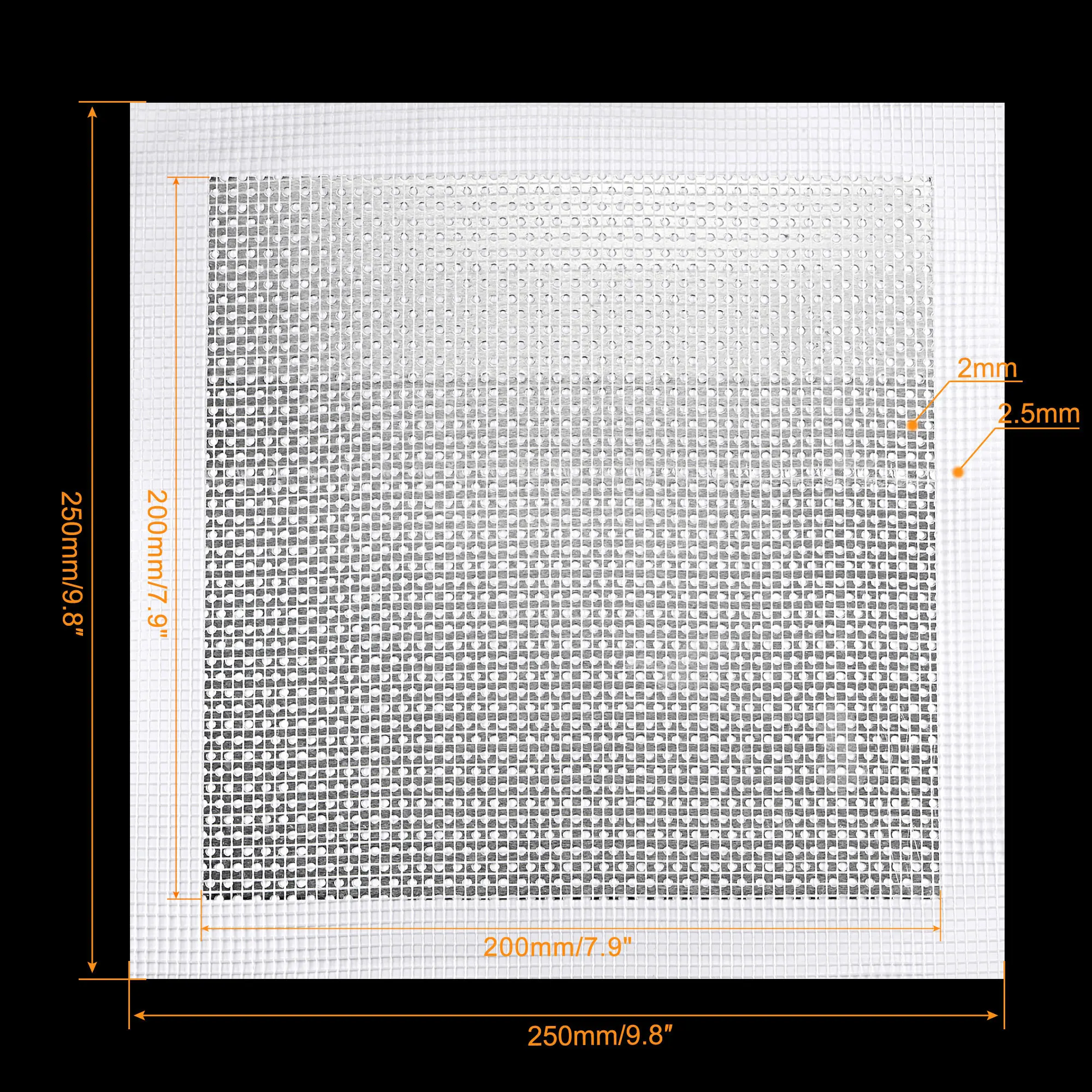 6Pcs Wall Patch Adhesive Mesh Home Special Wall Quick Repair Aluminum Plate Repair Patch For Damaged Drywall Ceiling 200mm/250mm