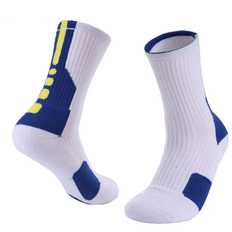 CLYFAN Professional Basketball Socks Actual Combat Training Sport Socks Men Thick Towel Bottom Mid Tube Socks