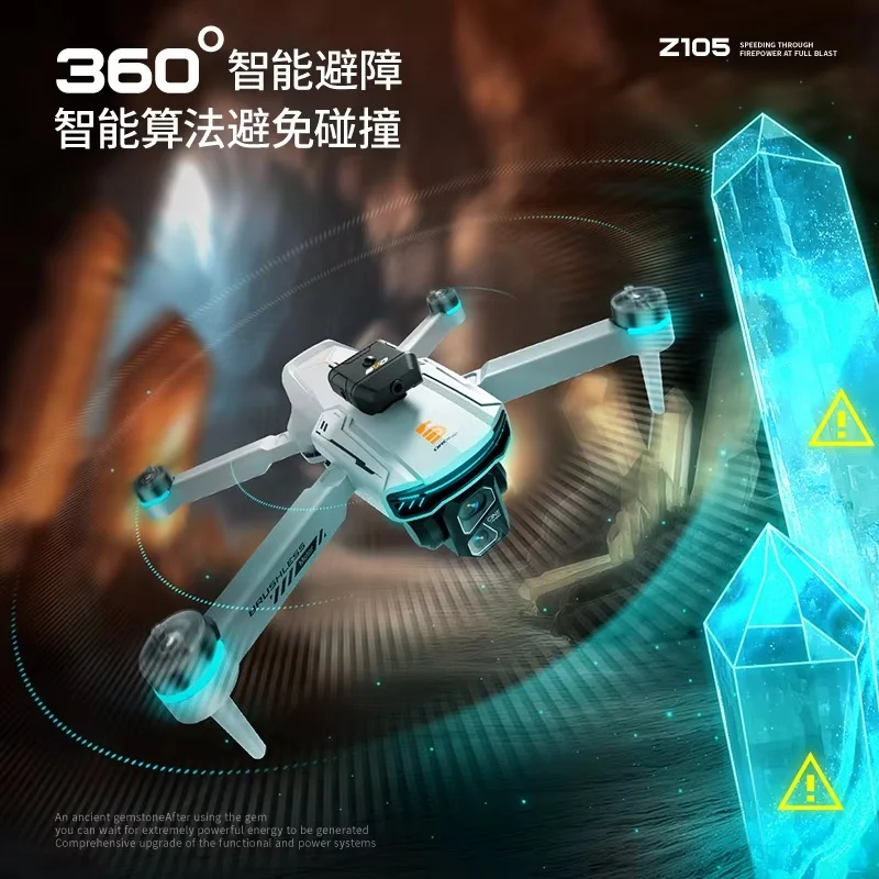 

Новый дрон Z105 с дистанционным управлением, экран Hd, анти-тремтящаяся аэрофотосъемка, интеллектуальный следящий бесщеточный двигатель, предотвращение препятствий