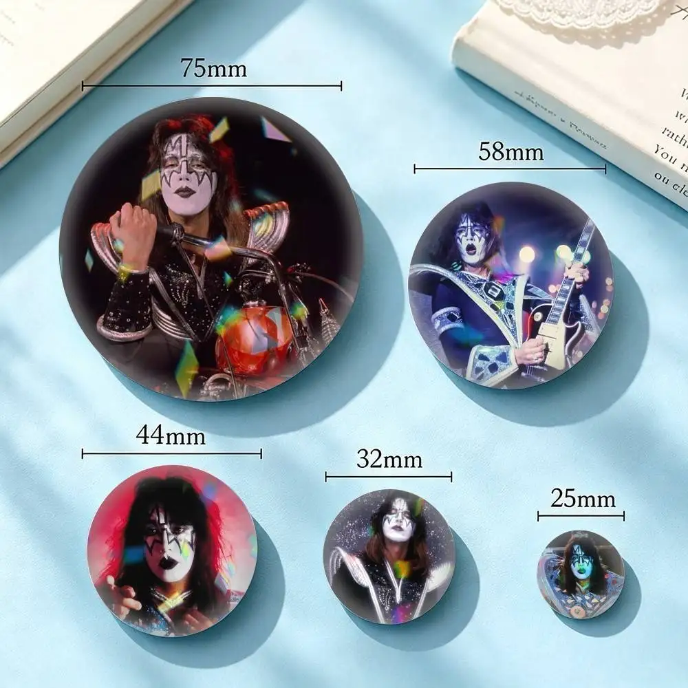 Ace F-Frehley  The Spaceman 25mm 32mm 44mm 58mm 75mm Brooches Badges Pins for Accessories Gift