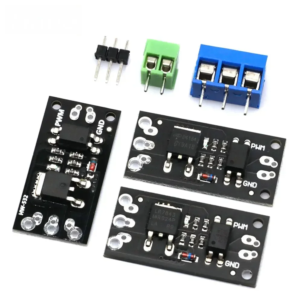High-Speed MOSFET Switching Module - 3V-5V Compatible Isolated Driver Board with FR120N/LR7843 for Industrial & Arduino Projects