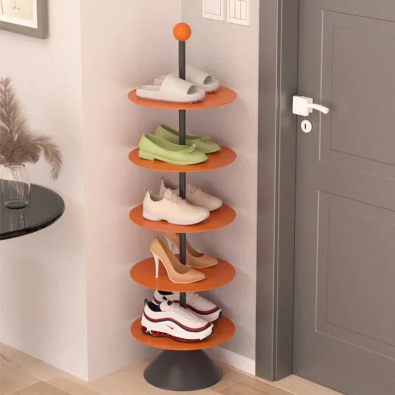 

Shoe Rack Seat Door Entrance Multilayer Creative Simplicity Metal Shoe Storage Small Shoe Hanger Home Decor Luxury Organization