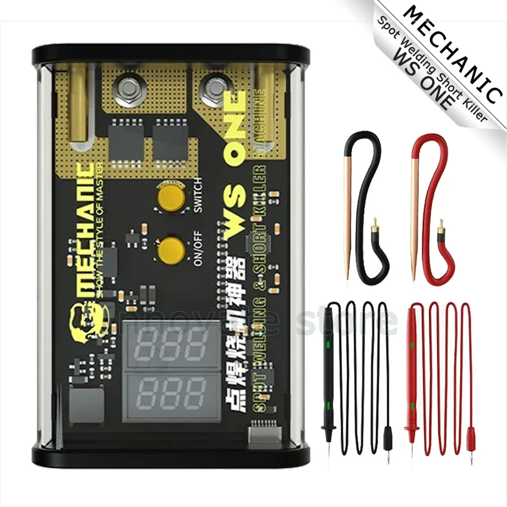 Meccanico WS ONE Pulse Welding Short Killer per PCB Short Circuit Fault Detection batteria Spot Solder Repair Circuit test Tool