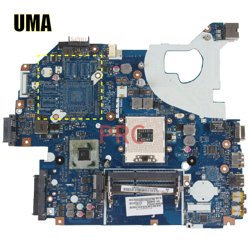 LA-6901P For ACER Aspire NV57 5750 5750G Laptop Motherboard LA-6901P HM65 UMA/DIS GT520M GT540M GT610M 1G NotebookMainboard Test