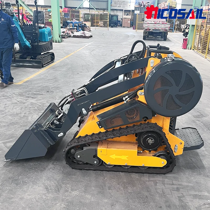 جرافة انزلاقية صغيرة مع محرك EPA متعددة الوظائف زاحفة المزرعة محمل صغير شحن مجاني رخيصة الثمن ضمان لمدة سنة واحدة