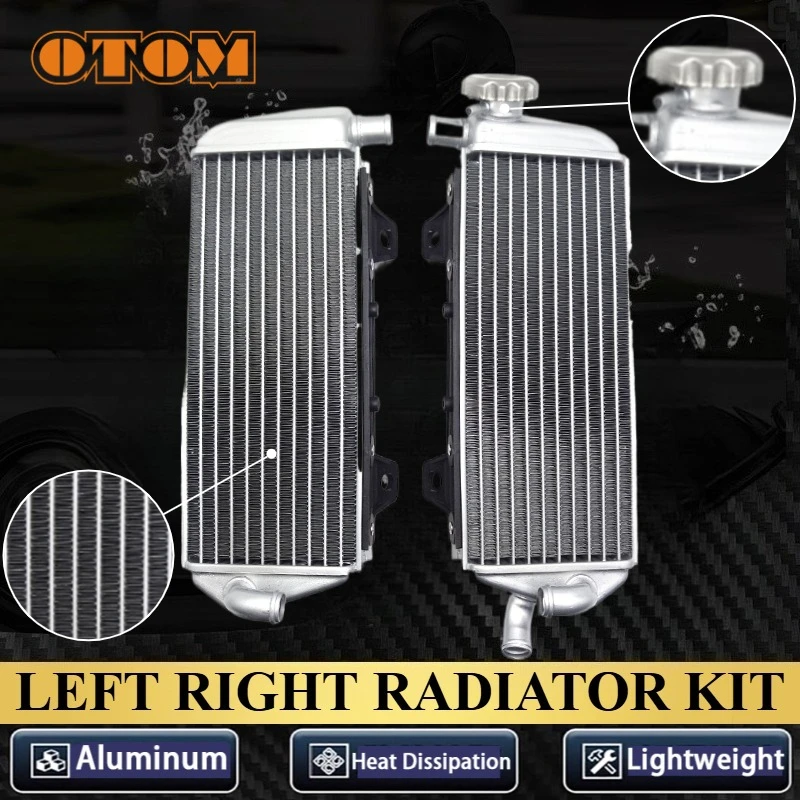 

2019-2023 Motorcycle Aluminum Radiator Left Right Water Tank Kit Cooler Engine Cooling Coolant For KTM HUSQVARNA GASGAS 2-stroke