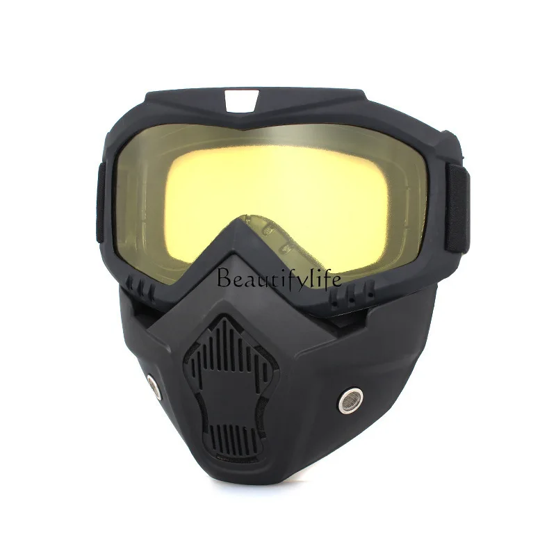 

Motorcycle Retro Mask Goggles Anti-Fog Goggles Windproof Outdoor Riding