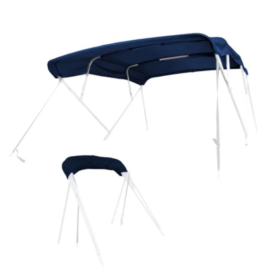 

Сменный чехол для бимини-топа на 4 дуги, 10 футов в длину, из прочного морского брезента, солнцезащитный тент для лодки, легко устанавливаемый, с рукавами на молнии, 4 штуки