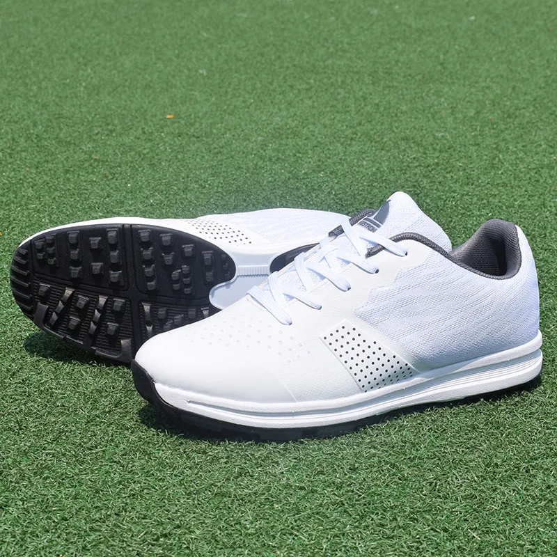 Zapatos de Golf sin púas para hombre, zapatillas transpirables para caminar al aire libre, talla 39-48