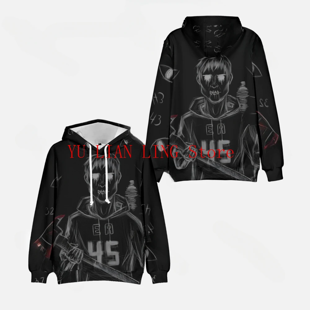 Bang Voor Monsters 45 3d Print Oversized Dames/Heren Hoodie Sweatshirt Streetwear Hiphop Pullover Jas Heren Trainingspak Met Capuchon