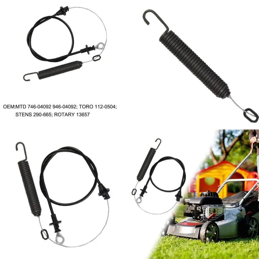 

964E 946-04092 Deck Engagement Clutch Cable for 112-0504 LX420 LX425 LX460 746-04092 13AT605H372 13AT605H105 Lawn Mower