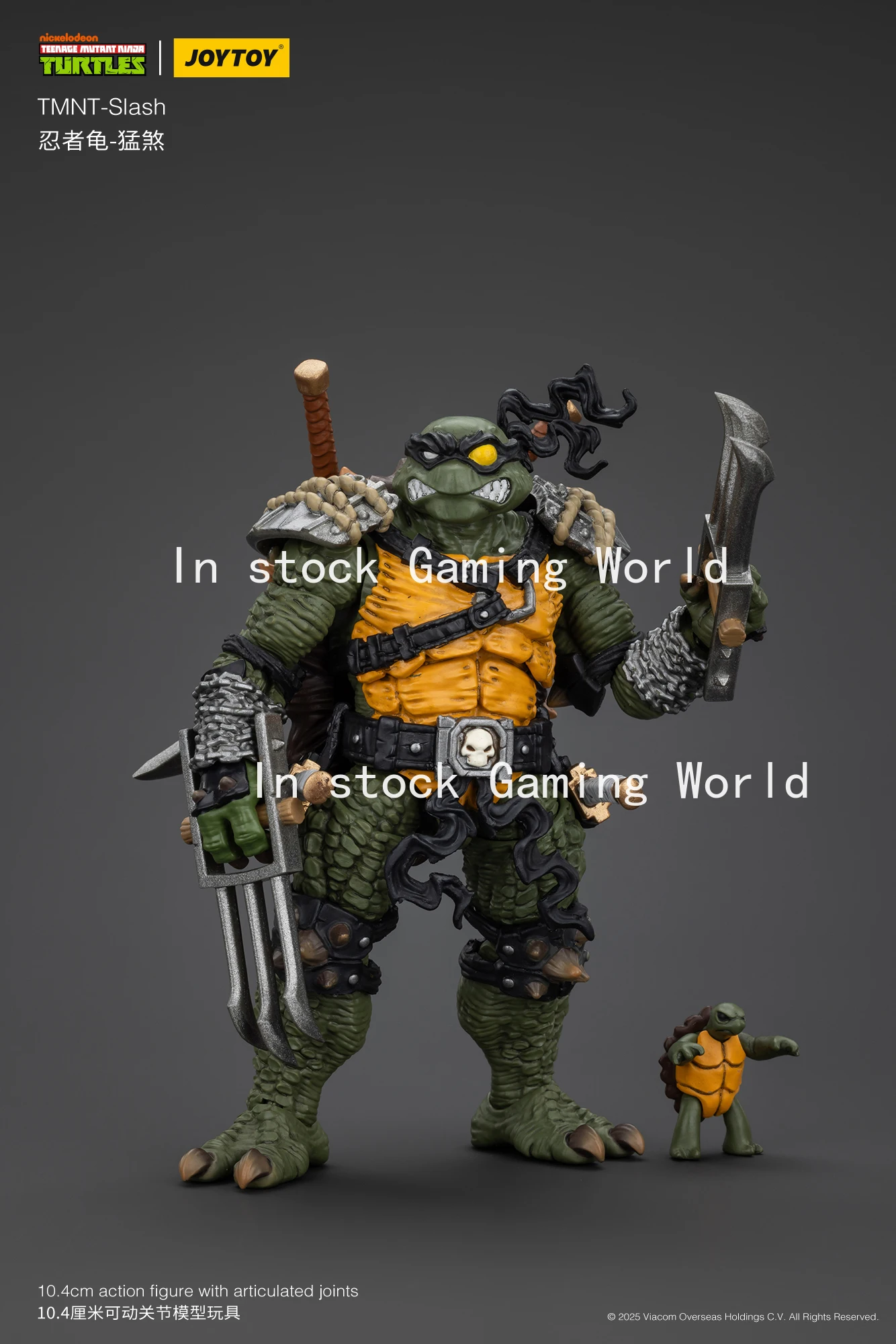 24 ساعة التسليم JOYTOY 1/18 عمل الشكل السلاحف مائل Tokka أنيمي نموذج لجسم لعبة #2